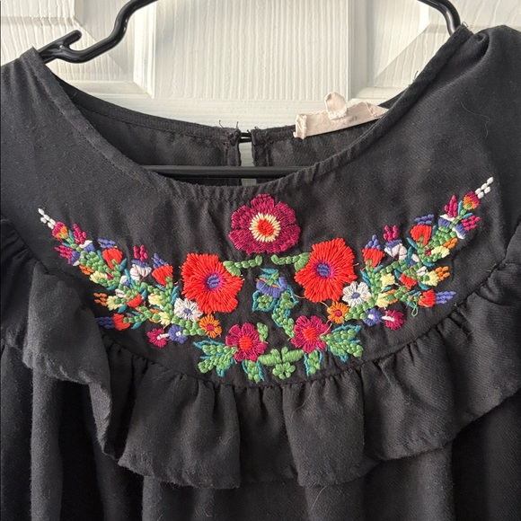 ENTRO Floral Ruffle Top - Picture 3 of 4